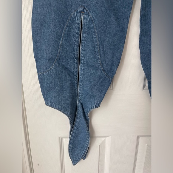 7 for all mankind barrel leg with ties - Picture 8 of 12